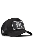 Cordura Boss Logolu Siyah Trucker Şapka