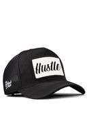 Cordura Hustle Logolu Siyah Trucker Şapka
