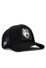 Kurt Logolu Siyah Trucker Şapka