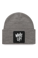 Wake Up Logolu Gri Bere