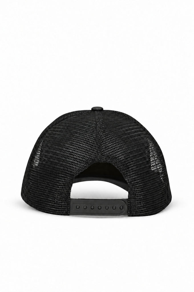 7 Numara Logolu Cordura Siyah-Haki Trucker Şapka