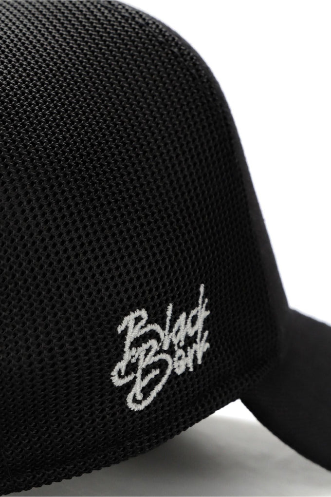 7-numara-logolu-siyah-trucker-sapka-2965 - BlackBörk TR