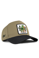 AA! Sosyal Ahtapot! Logolu Siyah-Vizon Beyzbol Şapka