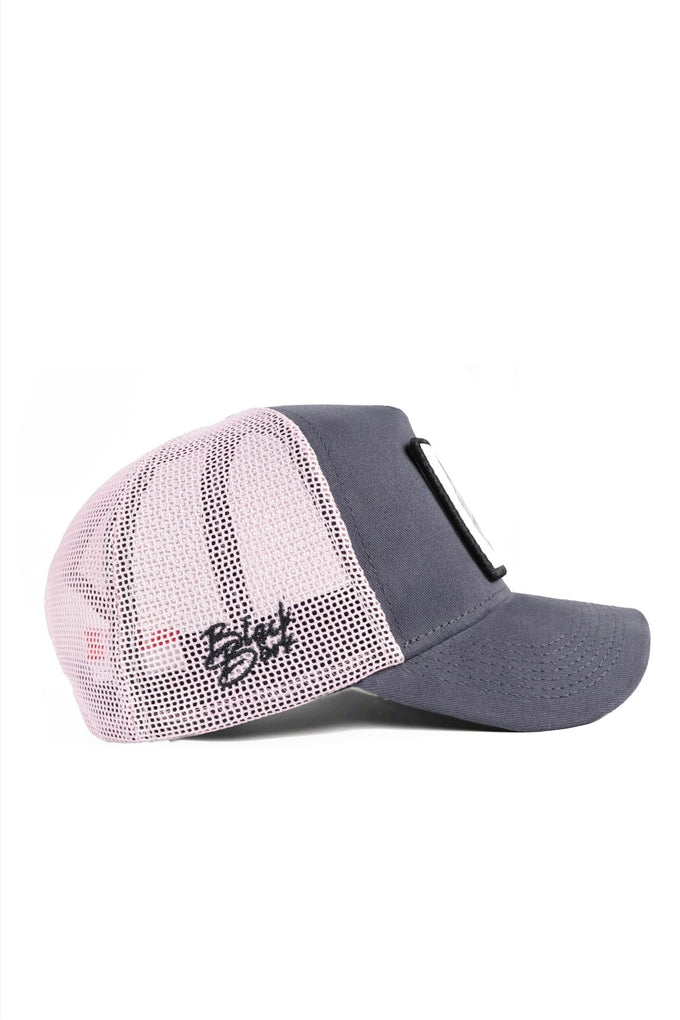 antrasit-pembe-trucker-sapka-6240 - BlackBörk TR