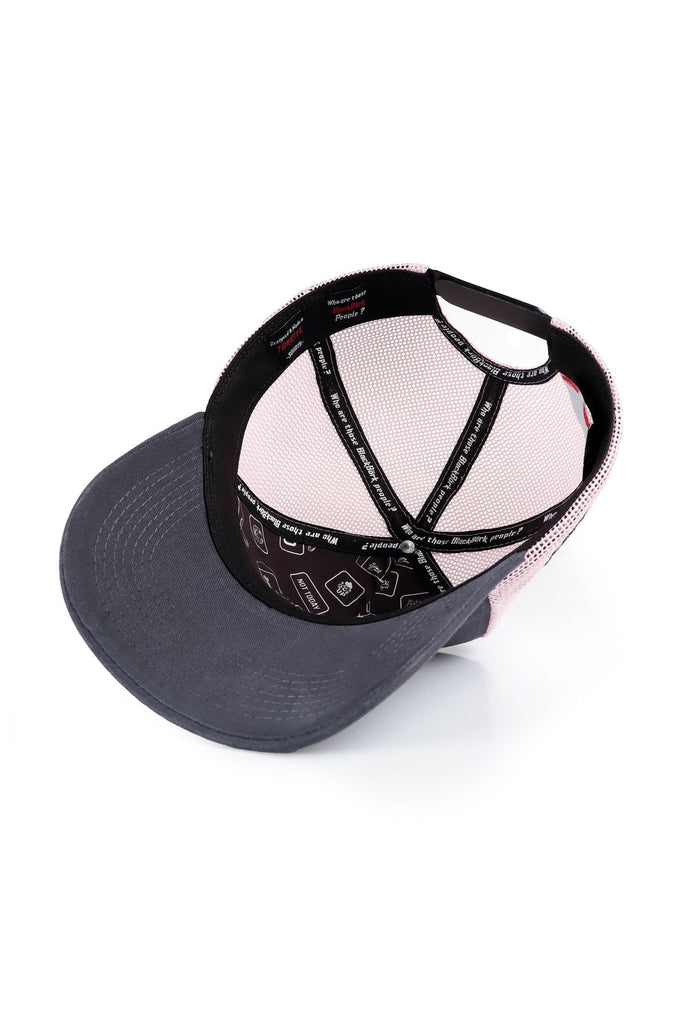 antrasit-pembe-trucker-sapka-6241 - BlackBörk TR