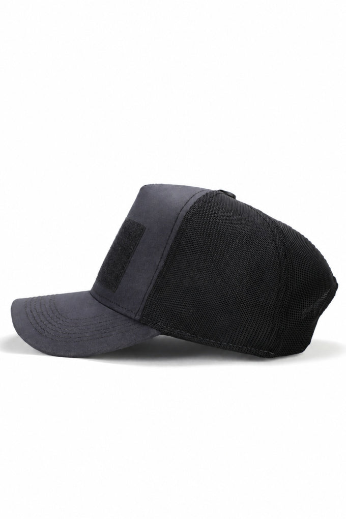 Antrasit-Siyah Trucker Şapka