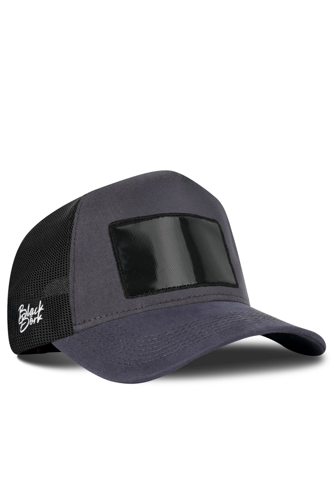 antrasit-siyah-trucker-sapka-6319 - BlackBörk TR