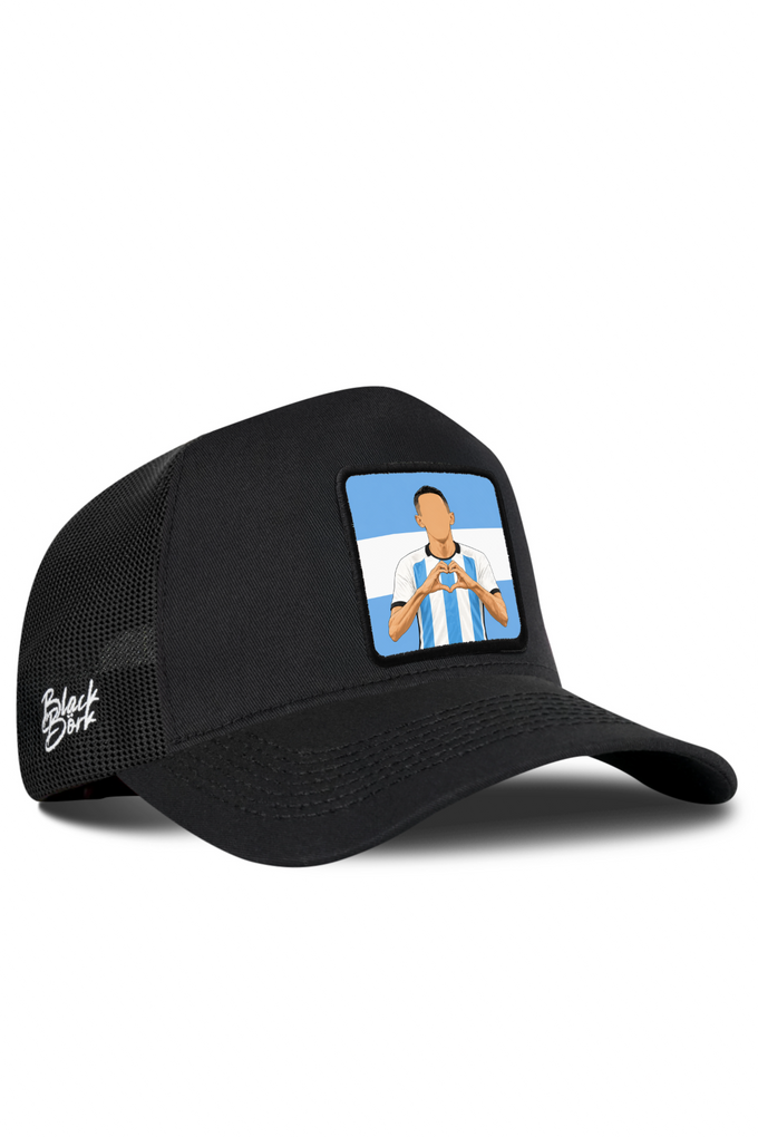 Arjantin Logolu Siyah Trucker Şapka