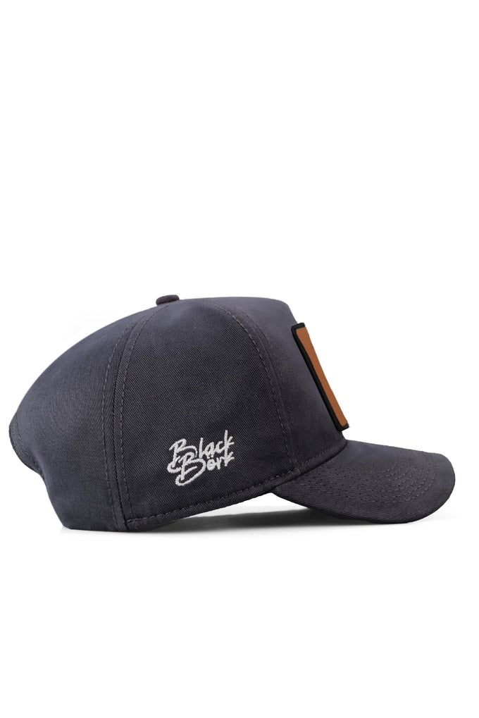 aslan-logolu-antrasit-beyzbol-sapka-3775 - BlackBörk TR