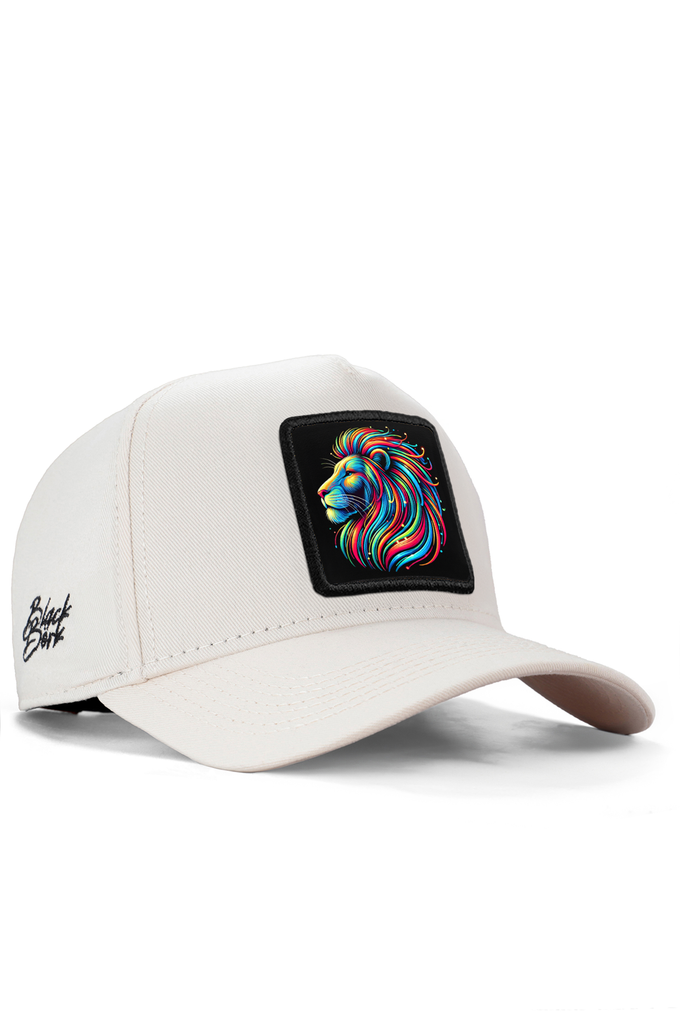 aslan-logolu-bej-beyzbol-premium-sapka-5752 - BlackBörk TR
