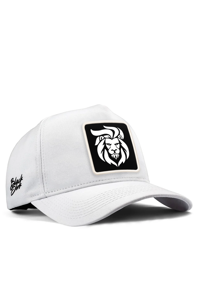 aslan-logolu-beyaz-beyzbol-premium-sapka-5758 - BlackBörk TR
