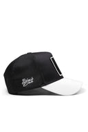 Aslan Logolu Beyaz-Siyah Trucker Şapka