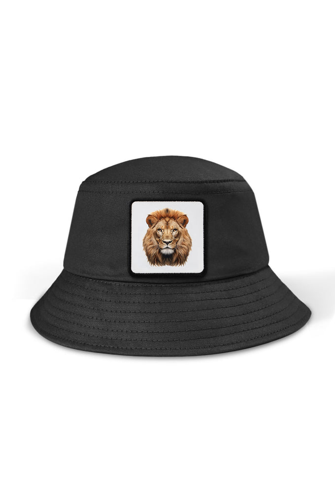 aslan-logolu-bucket-siyah-sapka-5587 - BlackBörk TR
