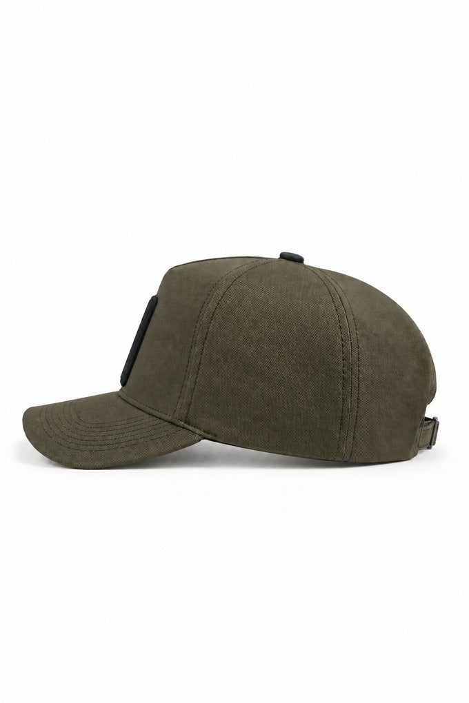 Lion Logo Cordura Khaki Baseball Cap