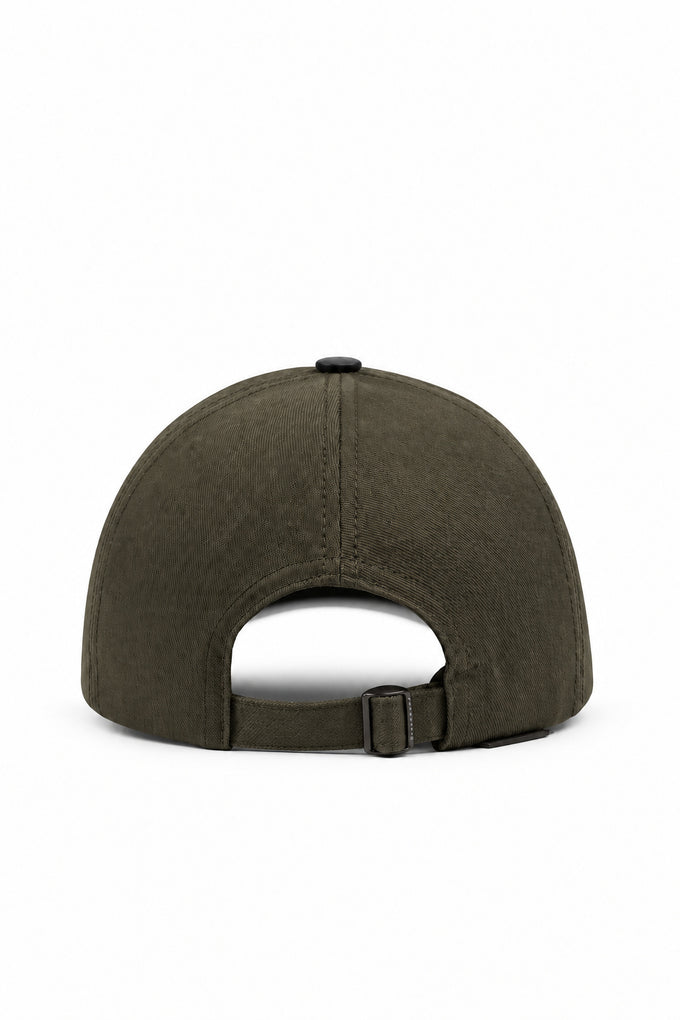 Lion Logo Cordura Khaki Baseball Cap