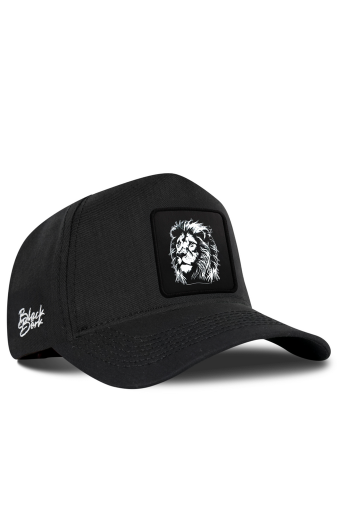 Lion Logo Cordura Black Baseball Cap