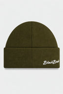 Khaki Beanie with Lion Logo
