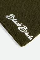 Khaki Beanie with Lion Logo