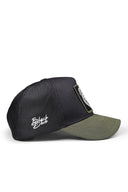 Aslan Logolu Haki-Siyah Trucker Şapka
