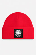 Red Beret with Lion Logo