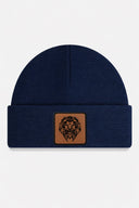 Navy Blue Beret with Lion Logo