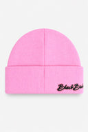 Pink Kids' Beanie with Lion Logo
