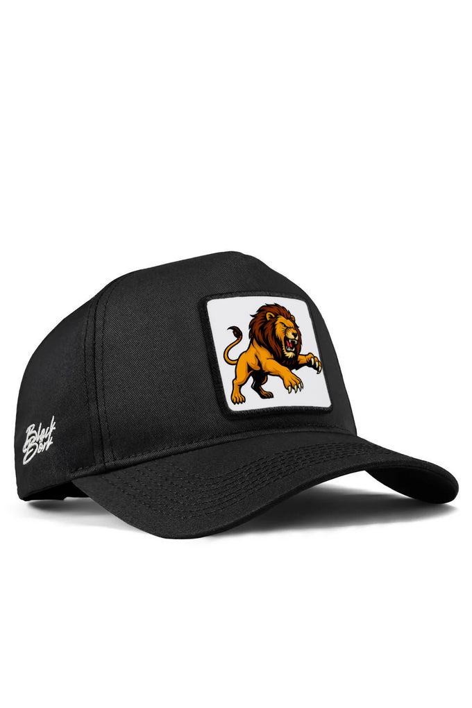 aslan-logolu-siyah-beyzbol-sapka-1018 - BlackBörk TR