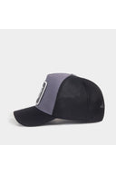 Aslan Logolu Siyah-Gri Trucker Şapka