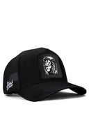 Aslan Logolu Siyah Trucker Şapka