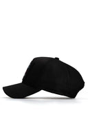 Aslan Logolu Siyah Trucker Şapka