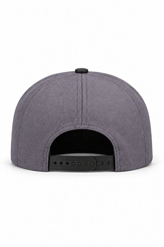 Horse Logo Black-Grey Hip Hop Cap