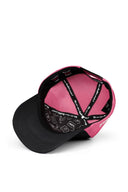 At Logolu Siyah-Pembe Trucker Şapka