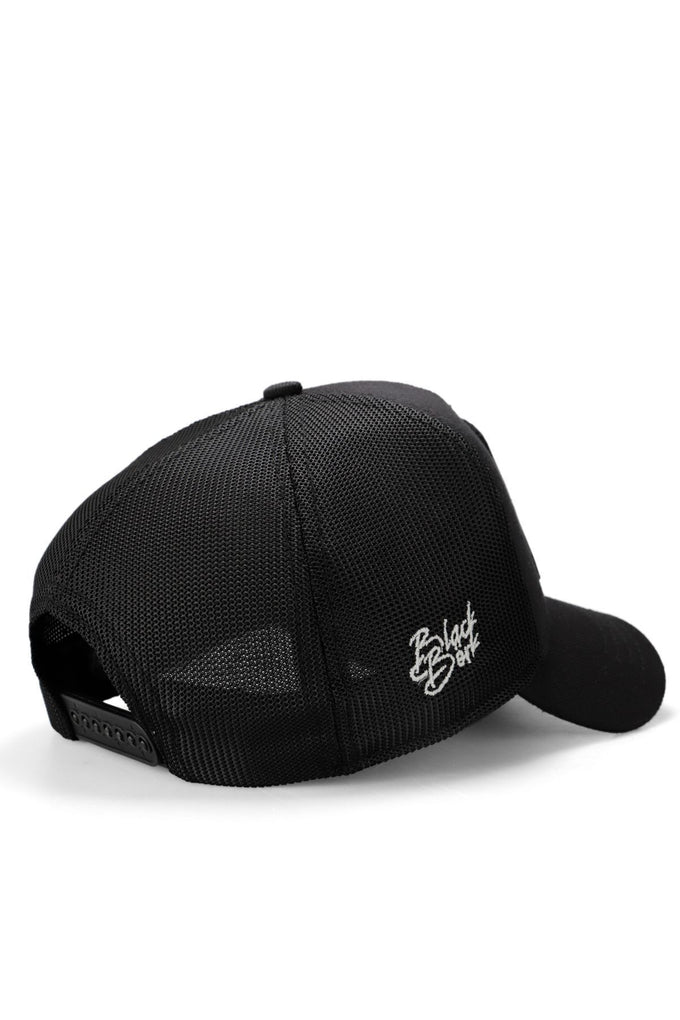 at-logolu-siyah-trucker-sapka-3045 - BlackBörk TR
