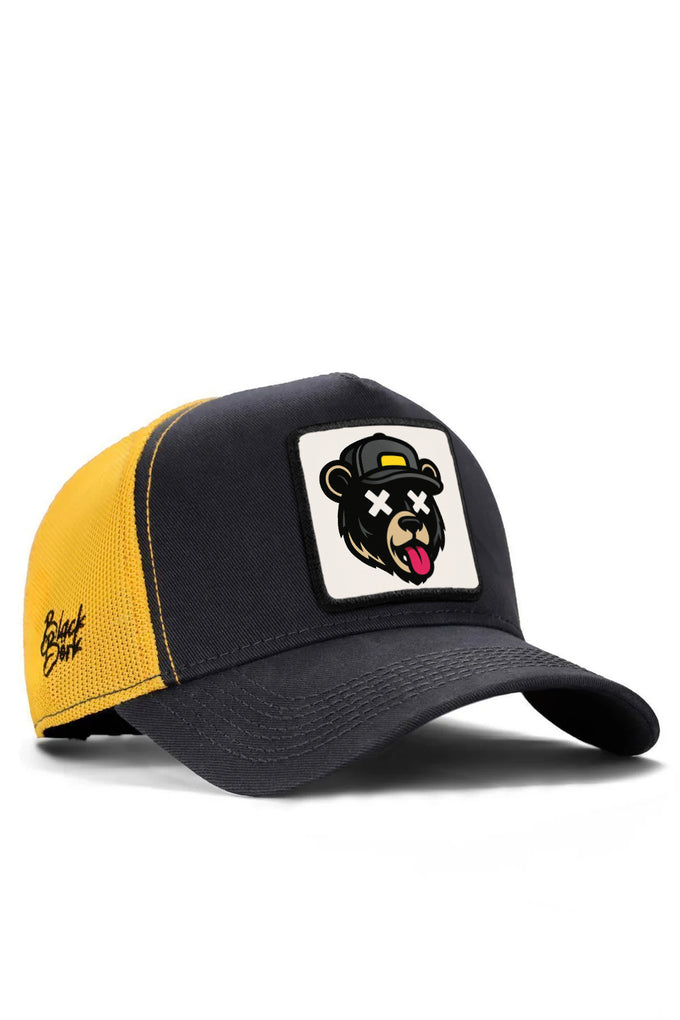 ayi-logolu-antrasit-sari-trucker-sapka-2202 - BlackBörk TR