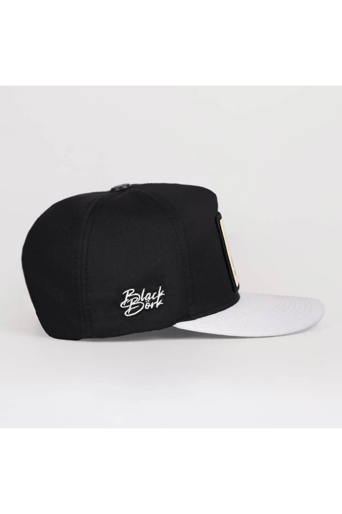 ayi-logolu-beyaz-siyah-hip-hop-sapka-1847 - BlackBörk TR