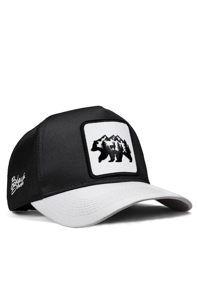 ayi-logolu-beyaz-siyah-trucker-sapka-2252 - BlackBörk TR