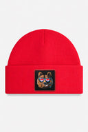 Red Beret with Bear Logo
