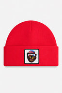 Red Beret with Bear Logo
