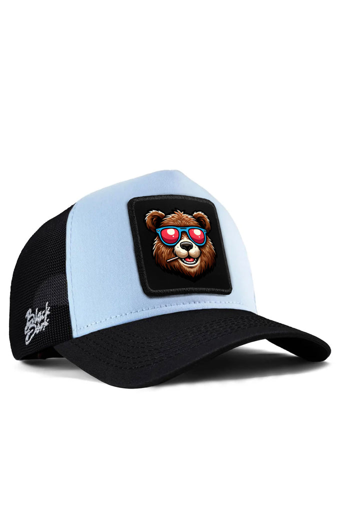 ayi-logolu-siyah-buz-mavi-trucker-sapka-2642 - BlackBörk TR