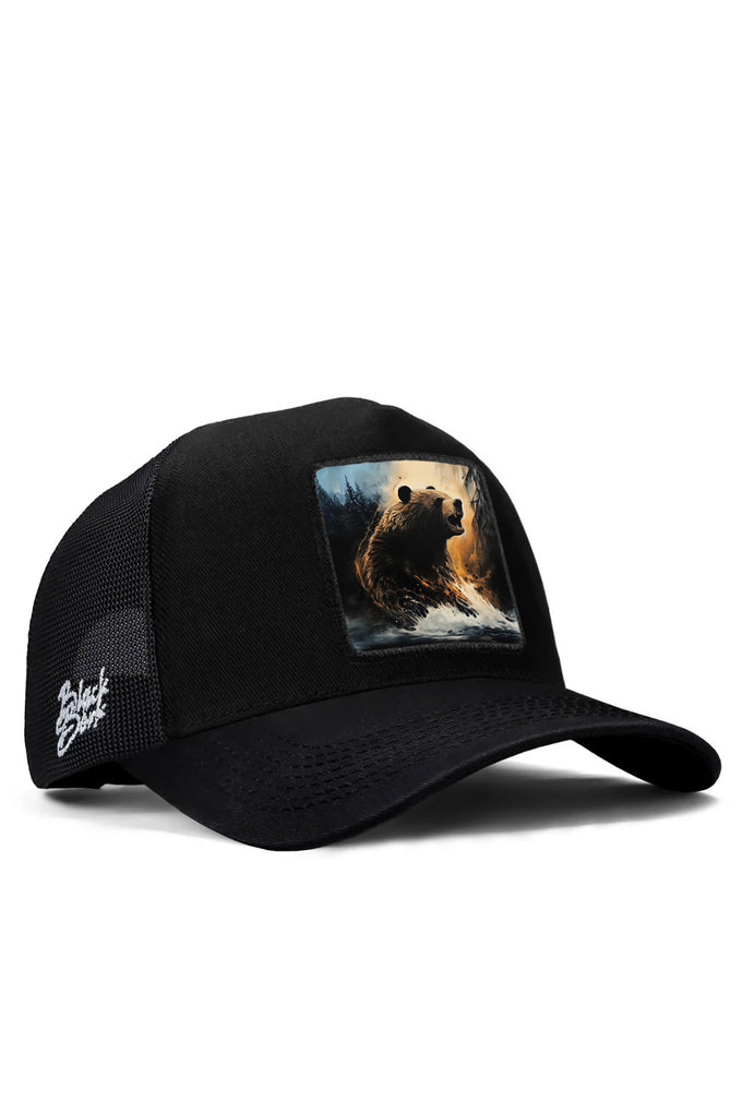 ayi-logolu-siyah-trucker-sapka-3003 - BlackBörk TR