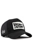 Back To Future Logolu Siyah Trucker Şapka