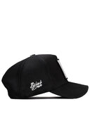 Back To Future Logolu Siyah Trucker Şapka