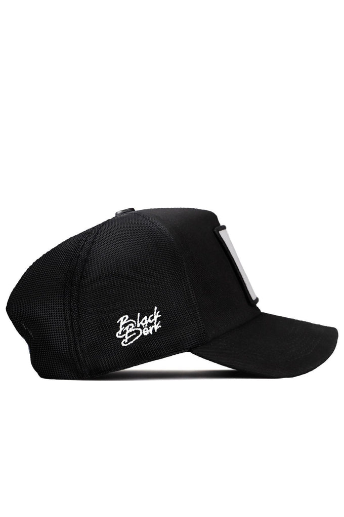 back-to-future-logolu-siyah-trucker-sapka-2913 - BlackBörk TR