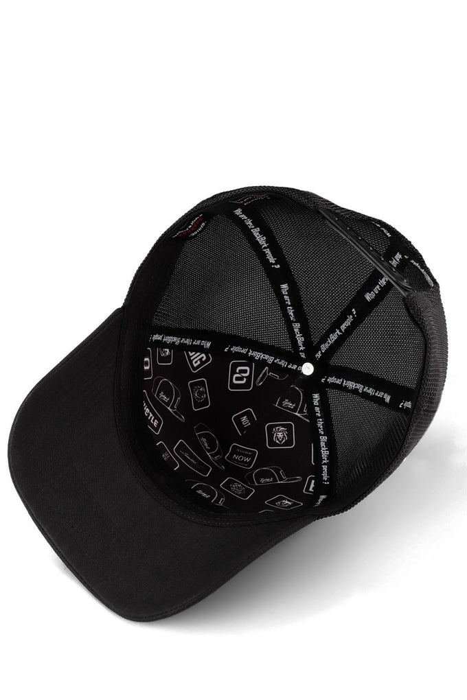 back-to-future-logolu-siyah-trucker-sapka-2914 - BlackBörk TR