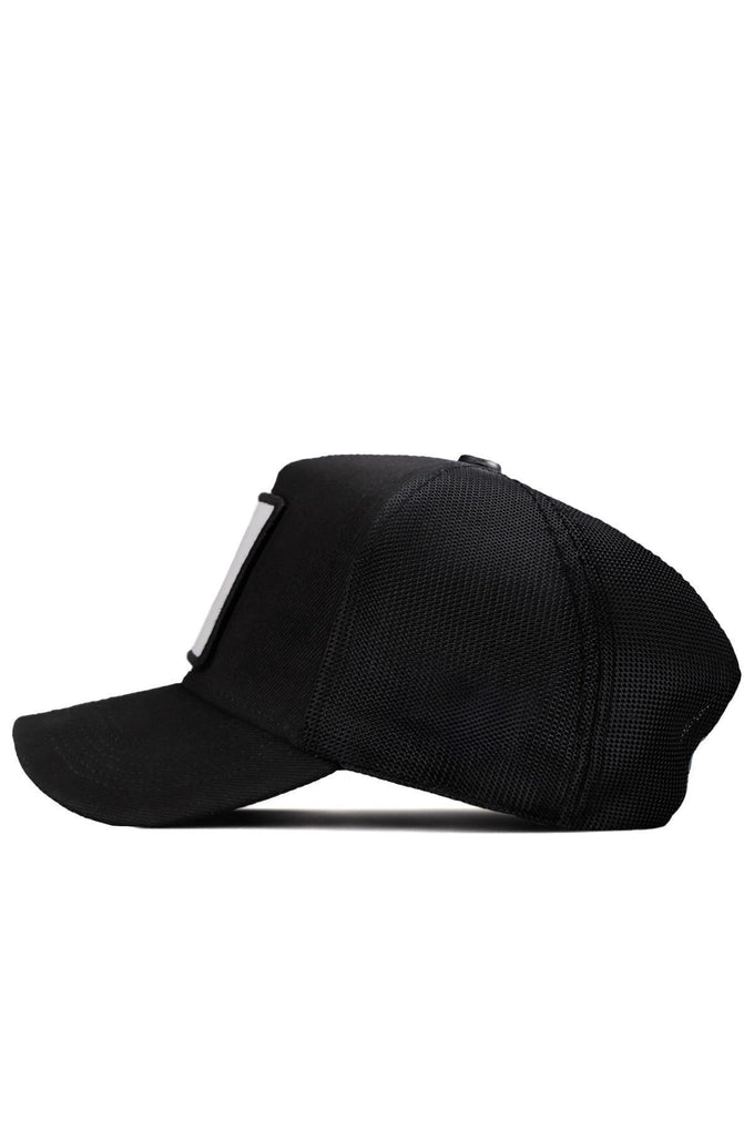 back-to-future-logolu-siyah-trucker-sapka-2915 - BlackBörk TR