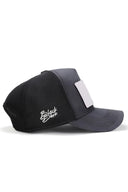 Anthracite-Black Trucker Hat with Back To The Future Logo