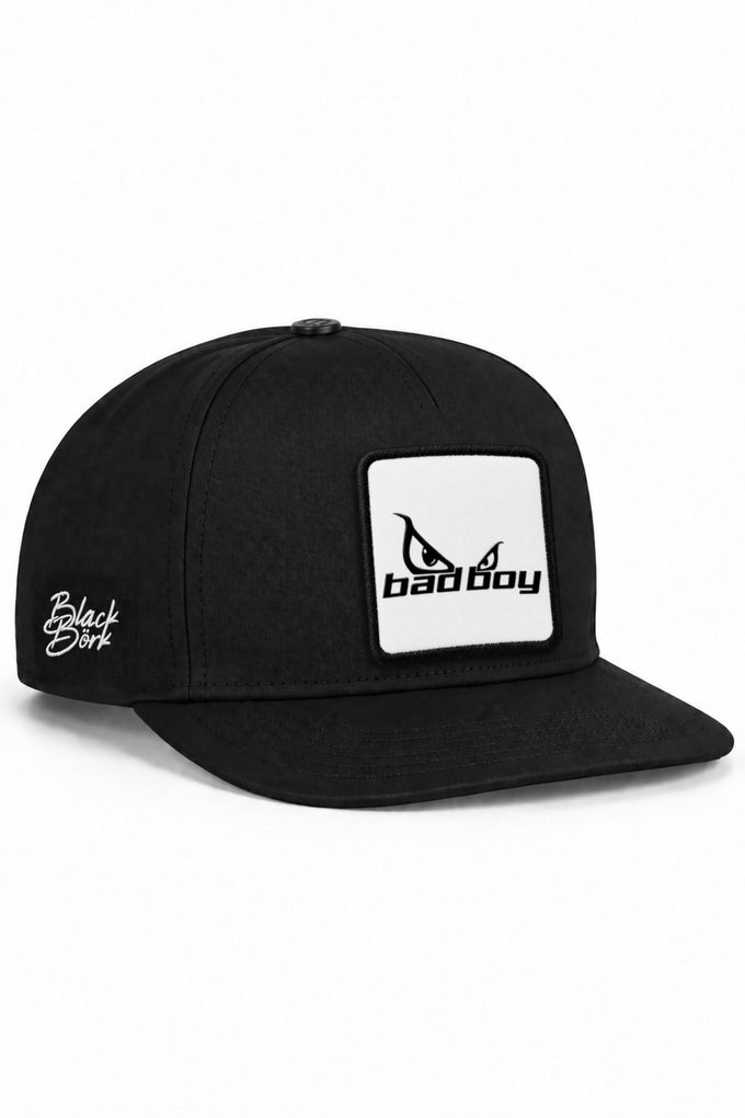 Bad Boy Logolu Siyah Hip Hop Şapka