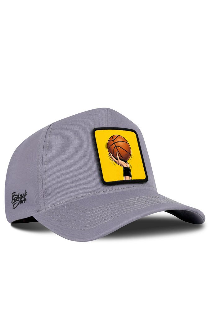 Basketbol Logolu Gri Beyzbol Şapka