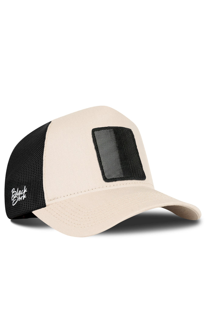 bej-siyah-trucker-sapka-5120 - BlackBörk TR