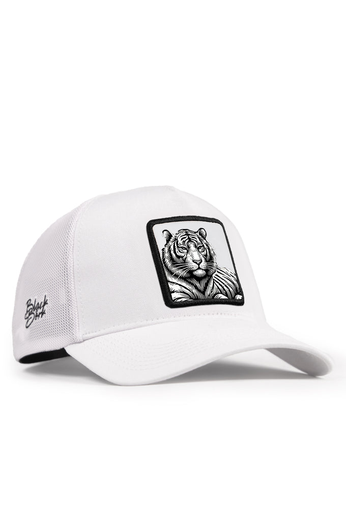 bengal-kaplan-logolu-beyaz-trucker-sapka-5638 - BlackBörk TR